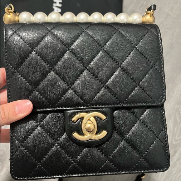 Chanel Limited Edition Pearl Crossbody Bag - Picture 9 of 10